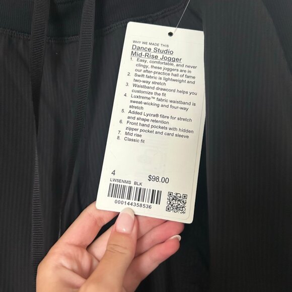 NWT Lululemon Dance Studio Mid-Rise Pant Regular - Picture 2 of 4